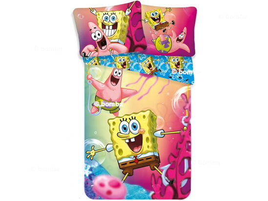 Posteľné obliečky SpongeBob a Patrik